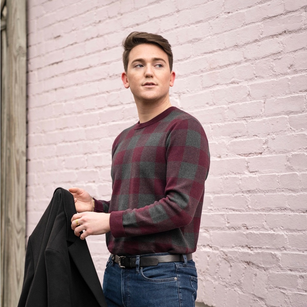Express Men’s Fall Holiday Sweater